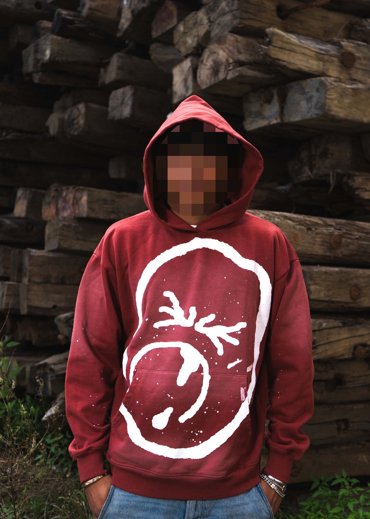 PLAYDEAD FACE HOODIE — QUICK STRIKE