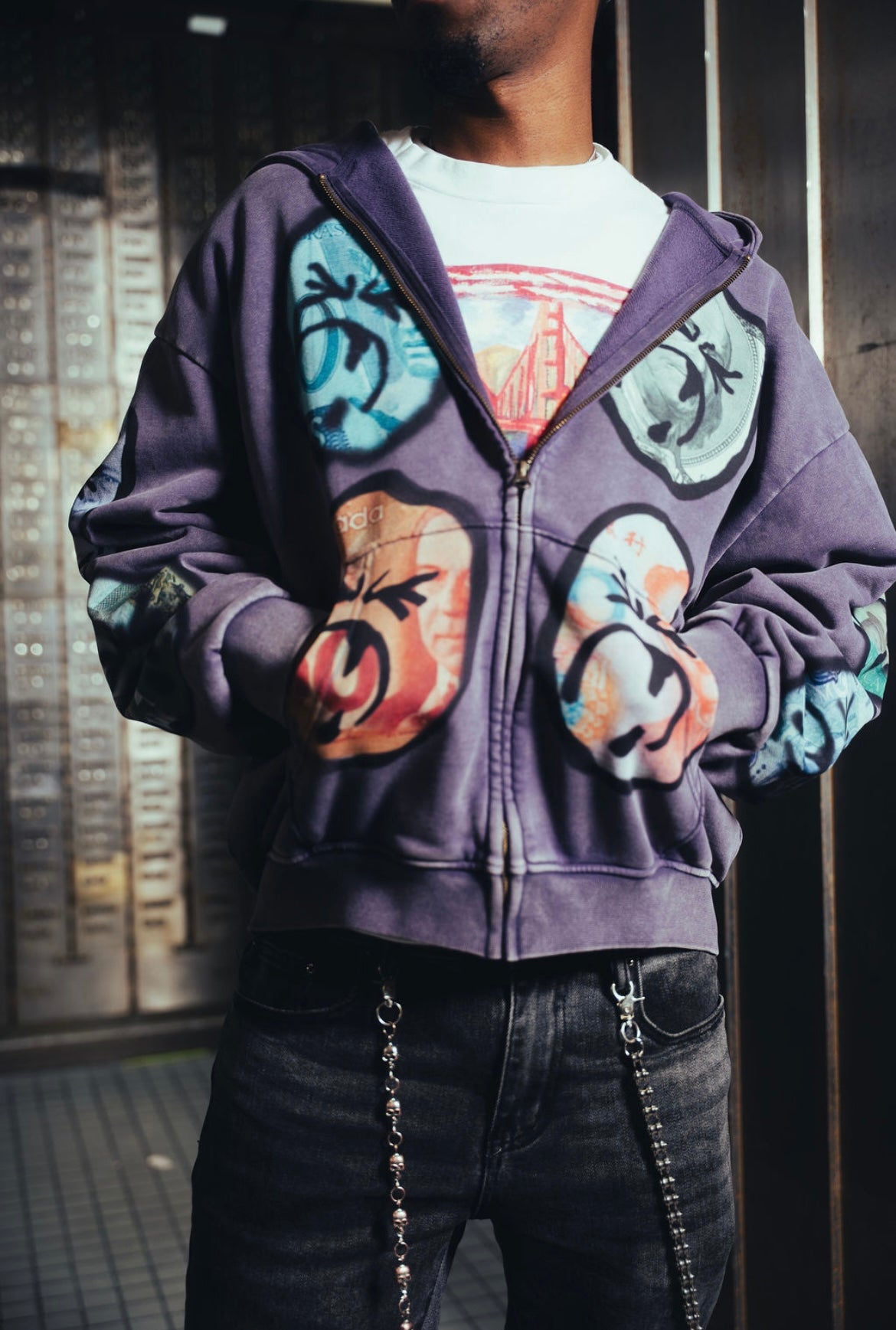 MONEY FACE HOODIES
